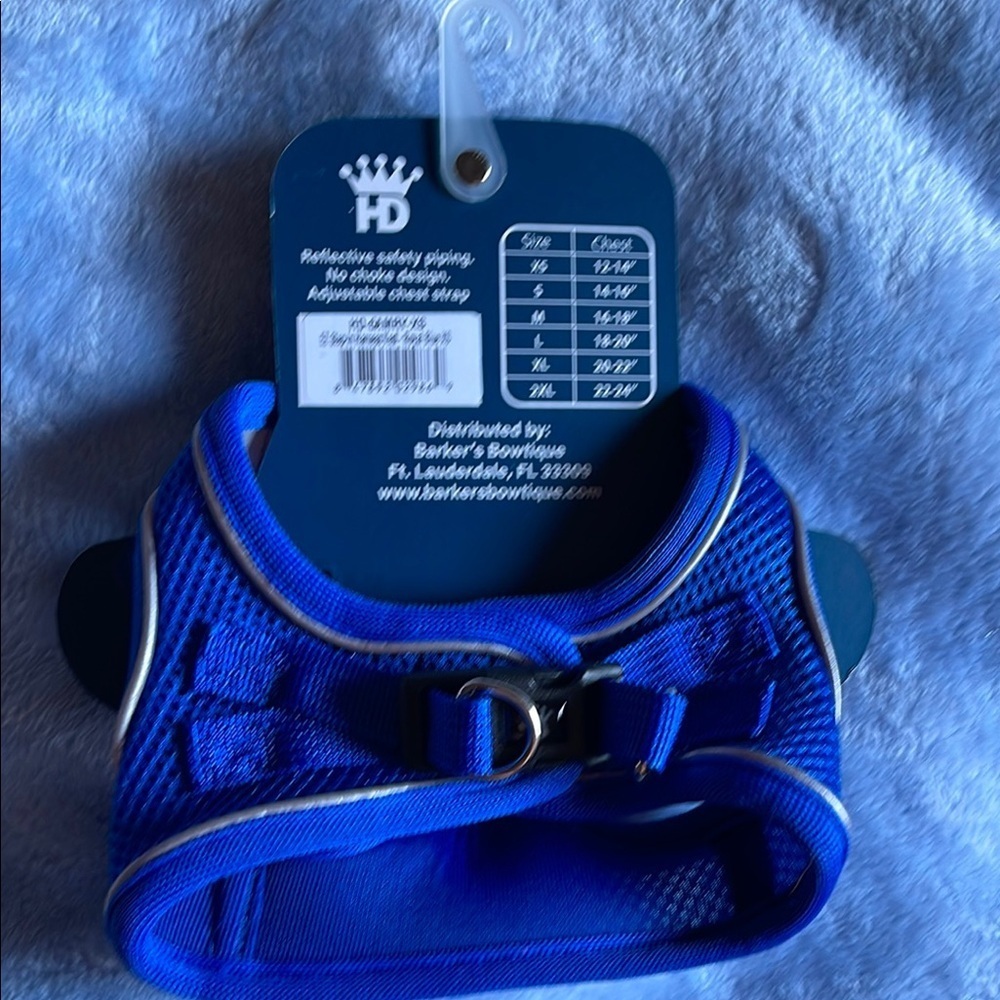 Hip Doggie Blue Step-in Harness - Picture 2 of 3